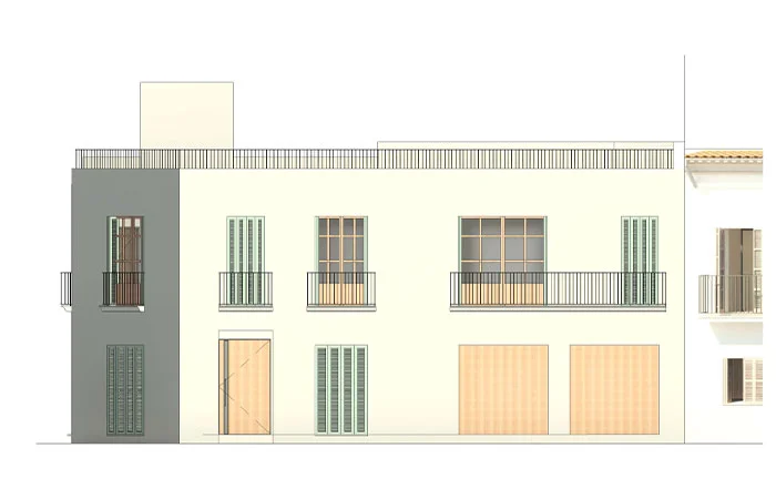 la Casa - Buy a house in Molinar - Side facade