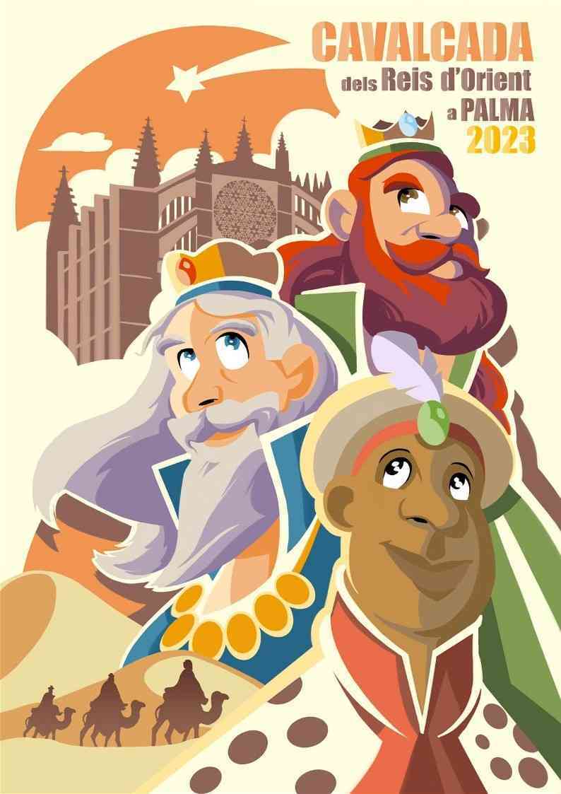 Festumzug zu den Reyes Magos in Palma 2022