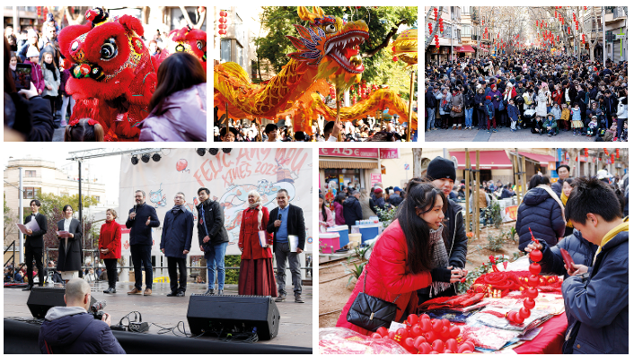 Kinesiskt nyår i Carrer Nuredduna